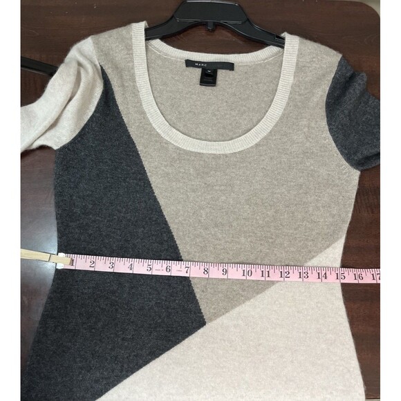 Marc Jacobs Sweater Dress 100% Cashmere Scoop Neck Sz M - Picture 7 of 9